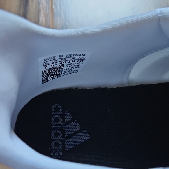 Adidas White Swift Running Mesh Sneakers - Picture 8 of 12